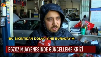 Egzoz muayenesinde güncelleme krizi