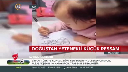 Doğuştan yetenekli küçük ressam