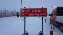 Kar ve Tipinin Etkili Olduğu Doğu'da Yollar Ulaşıma Kapandı