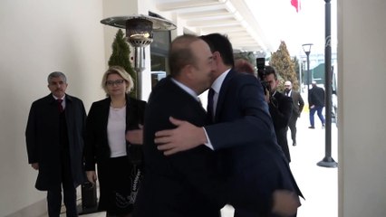 Çavuşoğlu, Makedonya Dışişleri Bakanı Dimitrov ile görüştü - ANKARA