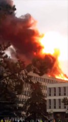 Villeurbanne: Forte explosion d'origine accidentelle sur le toit de la bibliothèque scientifique de l'université Lyon 1