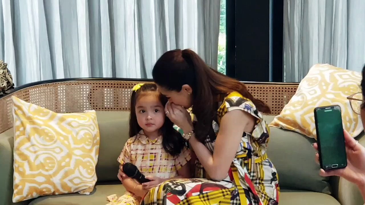 Zia greet everyone at Nido Presscon