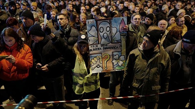 March in Belgrade in memory of assassinated Serbian politician