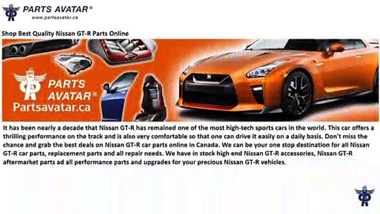 At Partsavatar.ca - Shop Best Quality Nissan GT-R Parts & Accessories