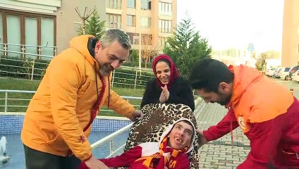Galatasaraylı engelli gencin hayali gerçekleşiyor - KOCAELİ