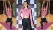 Mandana Karimi & other celebs show off great yoga poses at Fitness Masterclass Event | FilmiBeat