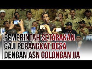 Jokowi Janji Angkat Perangkat Desa Setara ASN Golongan IIA