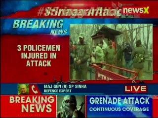 Three policemen wounded in Srinagar grenade blast