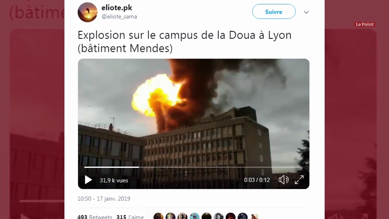 Villeurbanne : des bouteilles de gaz explosent...
