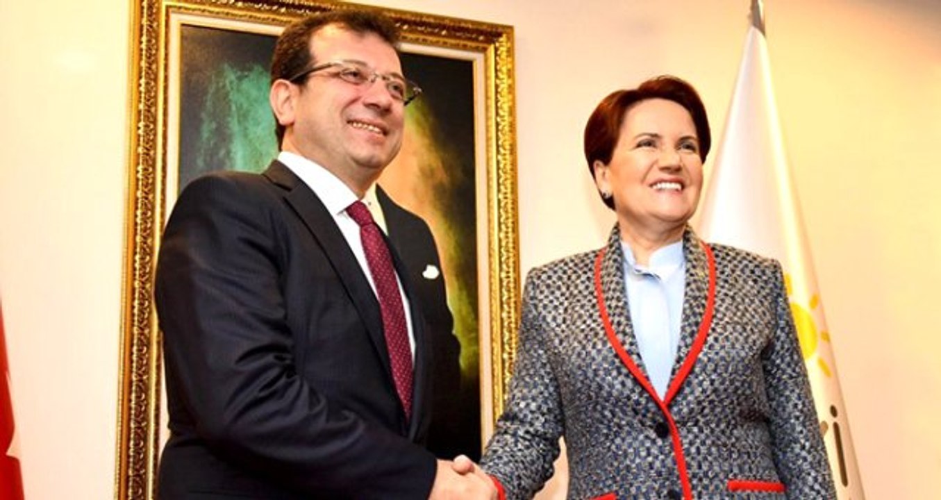 CHP'nin İBB Adayı Ekrem İmamoğlu, İYİ Parti Lideri Meral Akşener'i Ziyaret Etti
