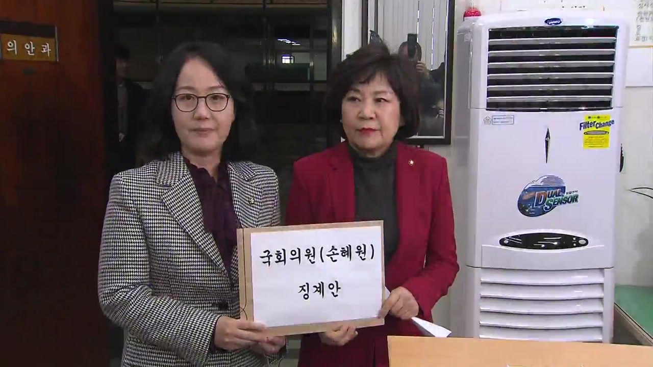 한국당, 손혜원 징계안 국회 제출..."투기·문화재청 압력 의혹" / YTN