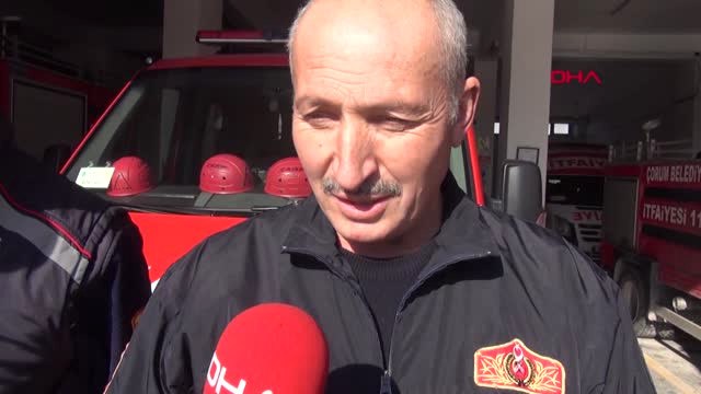 Çorum Yangından Kurtarılan Köpek Öldü