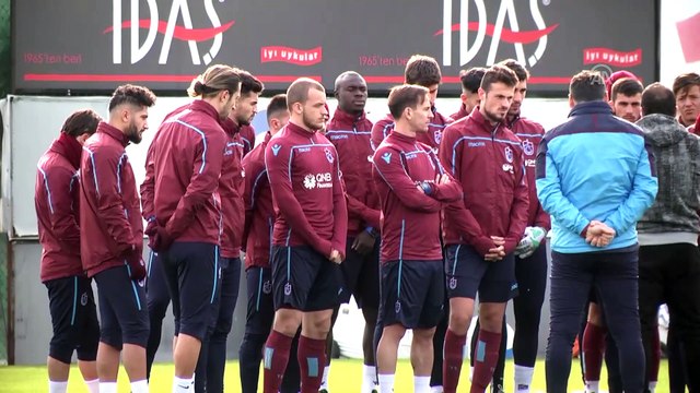 Trabzonspor, Medipol Başakşehir maçı hazırlıklarına başladı - TRABZON