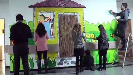 Hastane koridorlarını renklendirdiler - SAKARYA