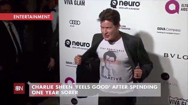 Charlie Sheen Celebrates His One Year Sober Anniversary