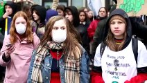 Öğrencilerden iklim protestosu - BRÜKSEL