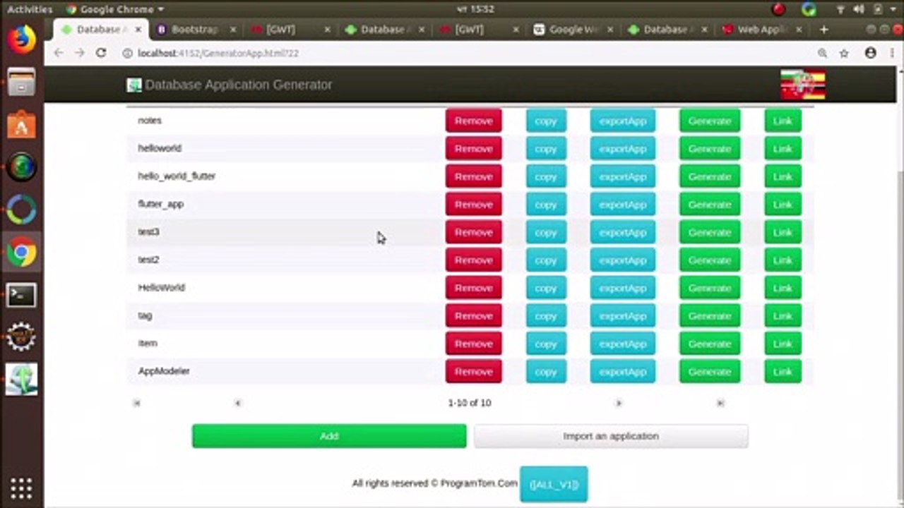 Google Web Toolkit Code from GeneratorApp