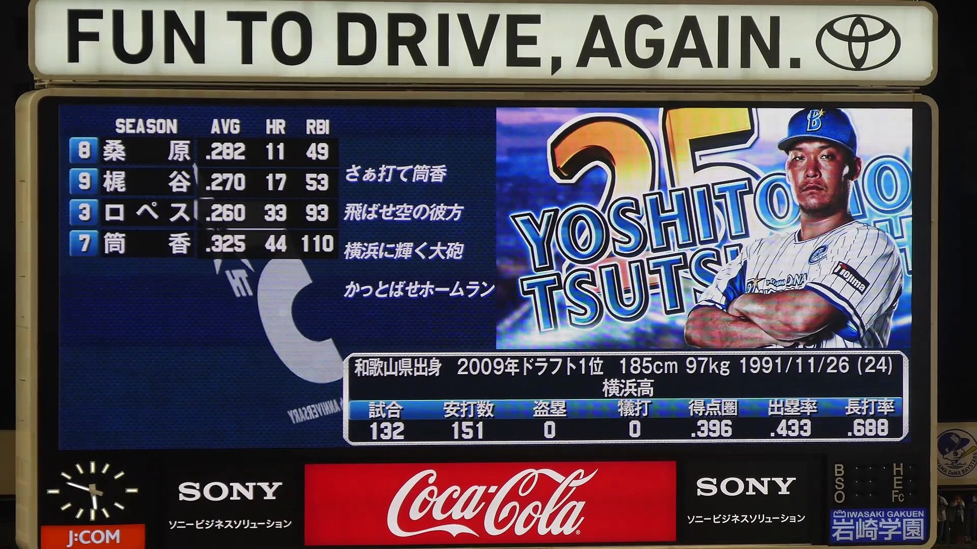 16年最終戦 横浜denaベイスターズ スタメン発表 スタメン応援歌 1 9 三浦大輔引退試合 動画 Dailymotion