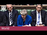 Brexit: Theresa May wins no confidence vote