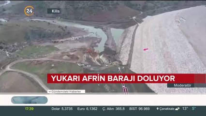 Yukarı Afrin barajı doluyor