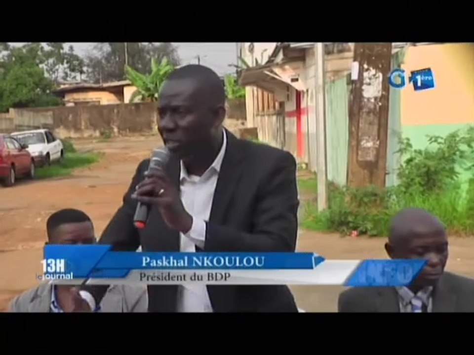 RTG/ Le président du BDP visite les populations du quartier Akebe pour édifier les populations sur l’état de santé du président