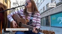 Maria Busking in Cardiff!