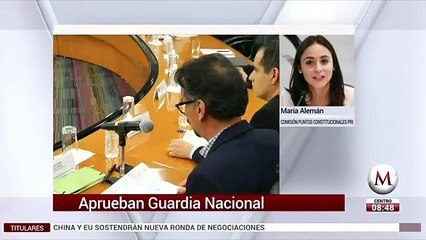 María Alemán habla sobre Guardia Nacional