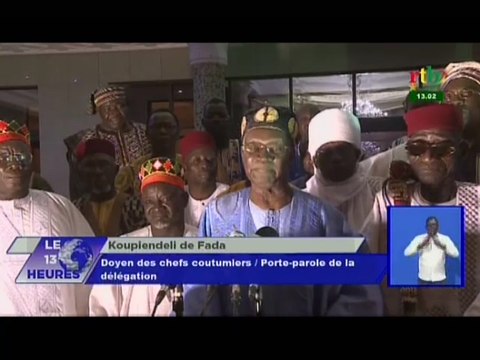 RTB/Audiences du président avec plusieurs personnalités dont les chefs coutumiers du Burkina Faso