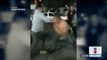 Automovilistas se pelean por lugar en la fila de la gasolinera | Noticias con Ciro Gómez Leyva