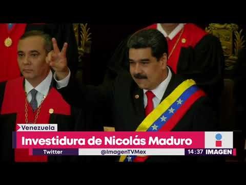 ¡Que viva México! , dice Nicolás Maduro en su toma de protesta | Noticias con Yurira Sierra
