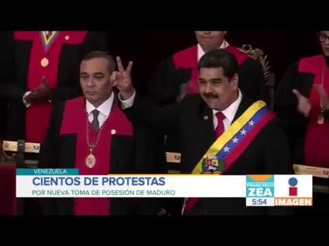 Nicolás Maduro grita ¡Viva México! durante su toma de protesta | Noticias con Francisco Zea