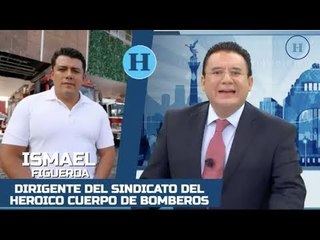Bomberos protestan contra Ismael Figueroa