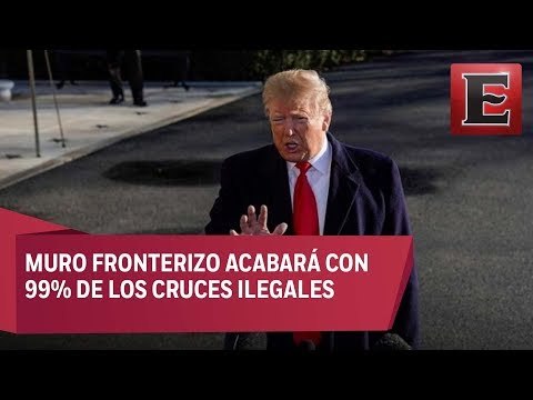 Muro fronterizo se pagará por sí mismo con resultados: Trump