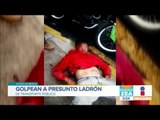 Usuarios del transporte público golpean a asaltante en Coacalco | Noticias con Francisco Zea