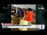 Pobladores de Acambay, Edomex, se robaron combustible de toma clandestina | Noticias con Ciro