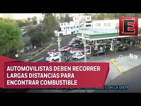 Decenas de gasolineras suspenden servicio por falta de combustible