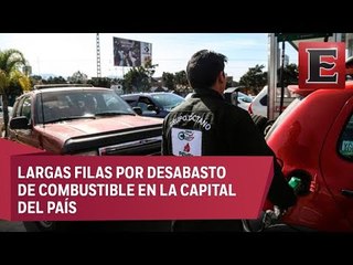 Caos vial por desabasto de gasolina en la CDMX