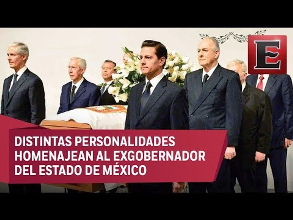 Familiares y clase política despiden a Alfredo del Mazo González
