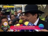 José Manuel Figueroa se molesta con reportero | Sale el Sol