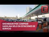 Sheinbaum exhorta a capitalinos a no comparar gasolina robada
