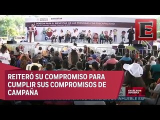 Presentación del programa Pensión para el Bienestar de las Personas con Discapacidad