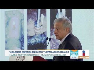 Descargar video: AMLO anuncia más vigilancia en el ducto Tuxpan-Azcapotzalco | Noticias con Francosco Zea