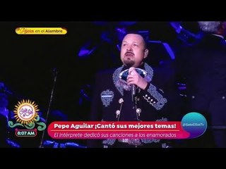Pepe Aguilar canta con sus hijos a favor de una causa infantil | Sale el Sol
