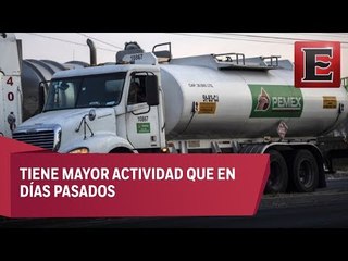 Surten de gasolina a pipas en la terminal de Azcapotzalco