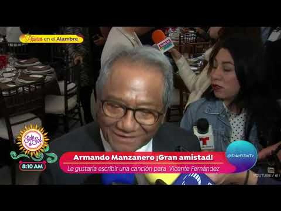 Armando Manzanero celebró el Día del Compositor | Sale el Sol
