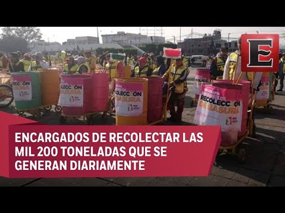 Recogen basura en Neza con triciclos por escasez de combustible