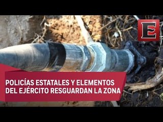 Descubren toma clandestina en ducto de Pemex en Acambay, Edomex