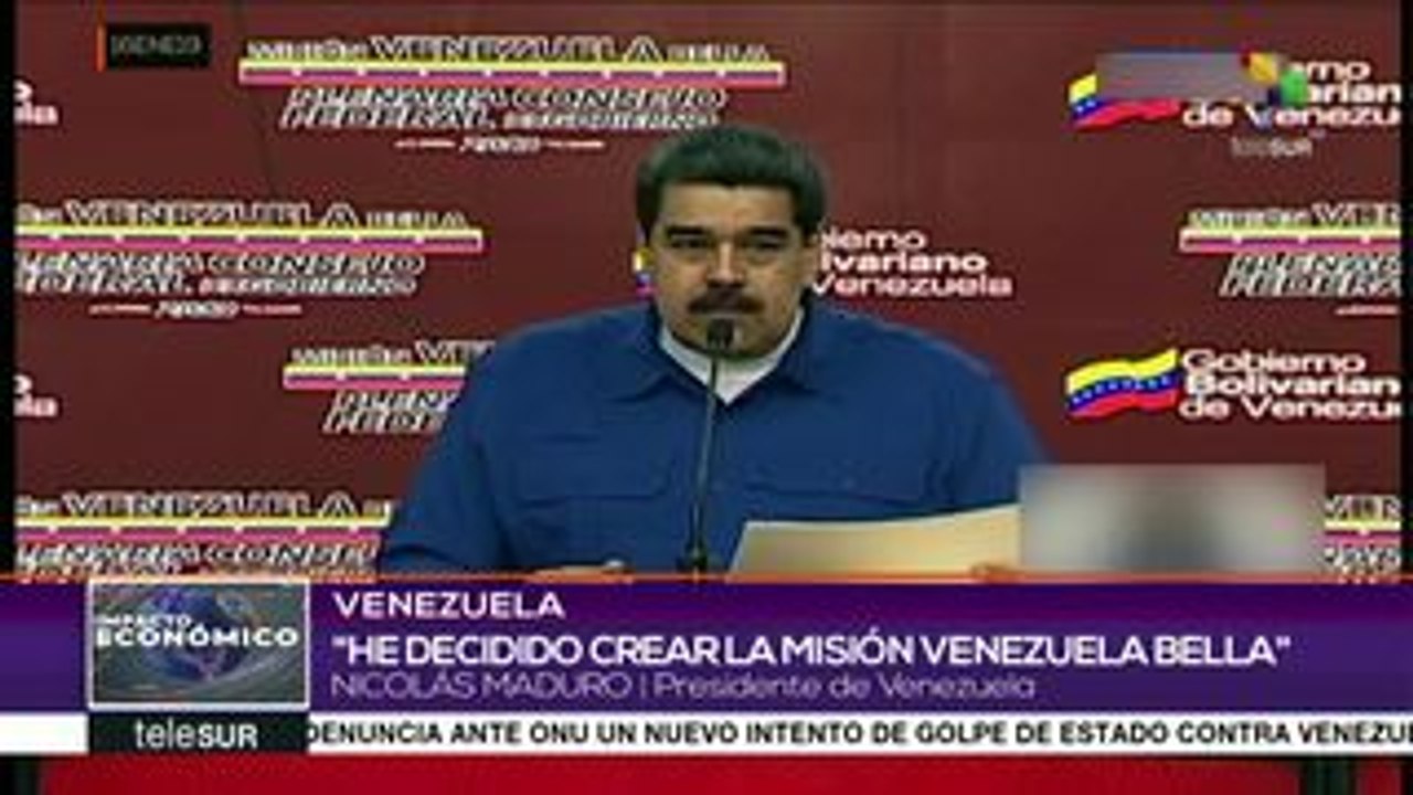 Venezuela: presidente Maduro presenta la Misión Venezuela Bella