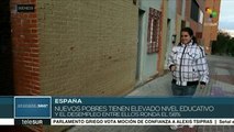 España: nuevos pobres, con elevado nivel educativo pero desempleados