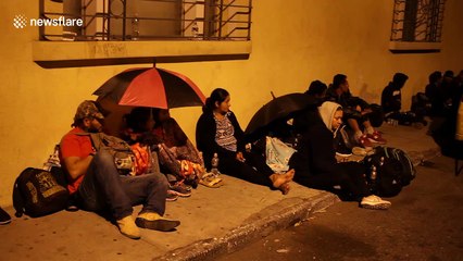 Fresh wave of migrants from Honduras enters Guatemala